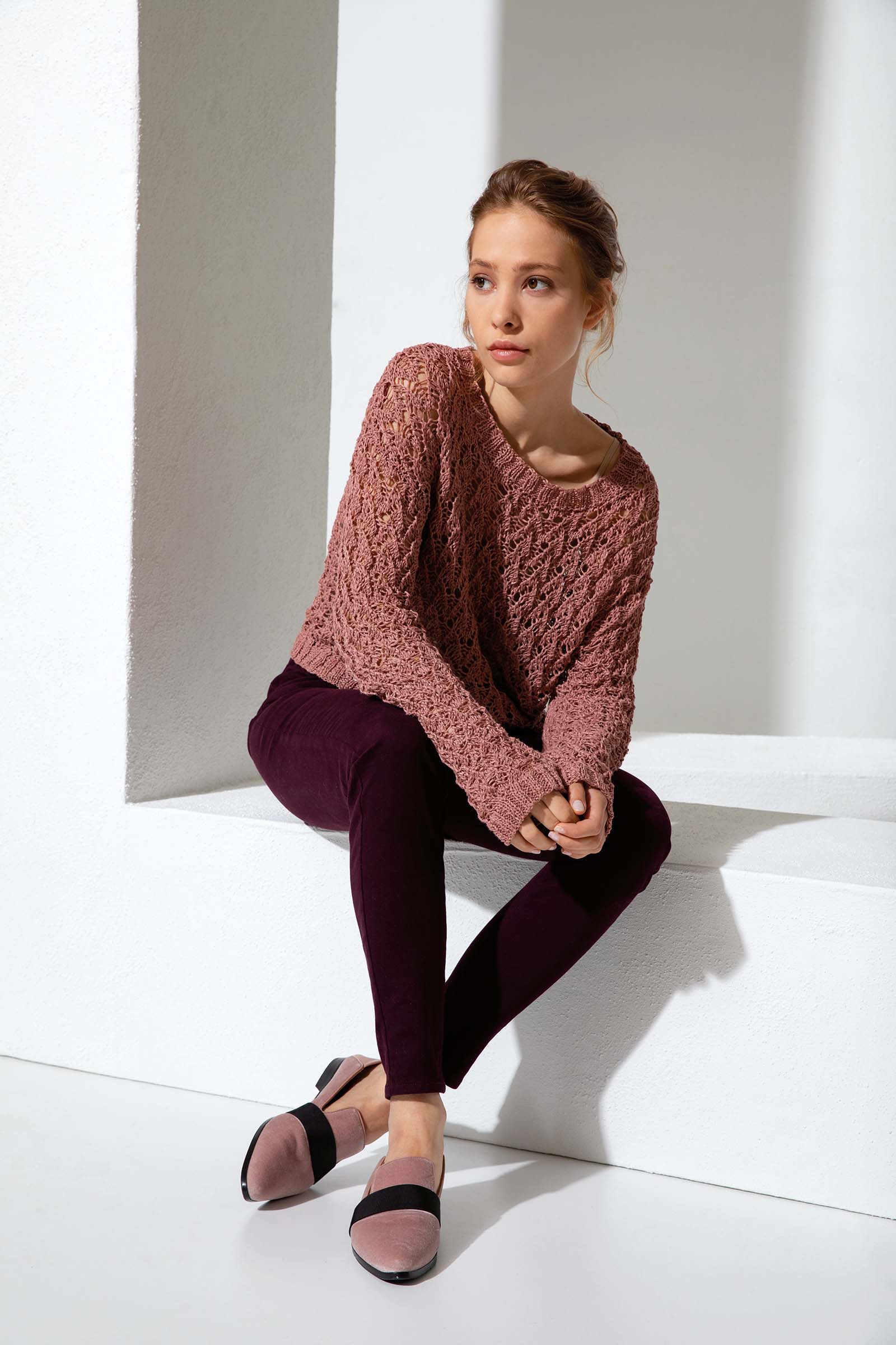 Artikelbild 1 des Artikels “Pullover aus Lino 784.0085 - Pink | S-M (400g)“