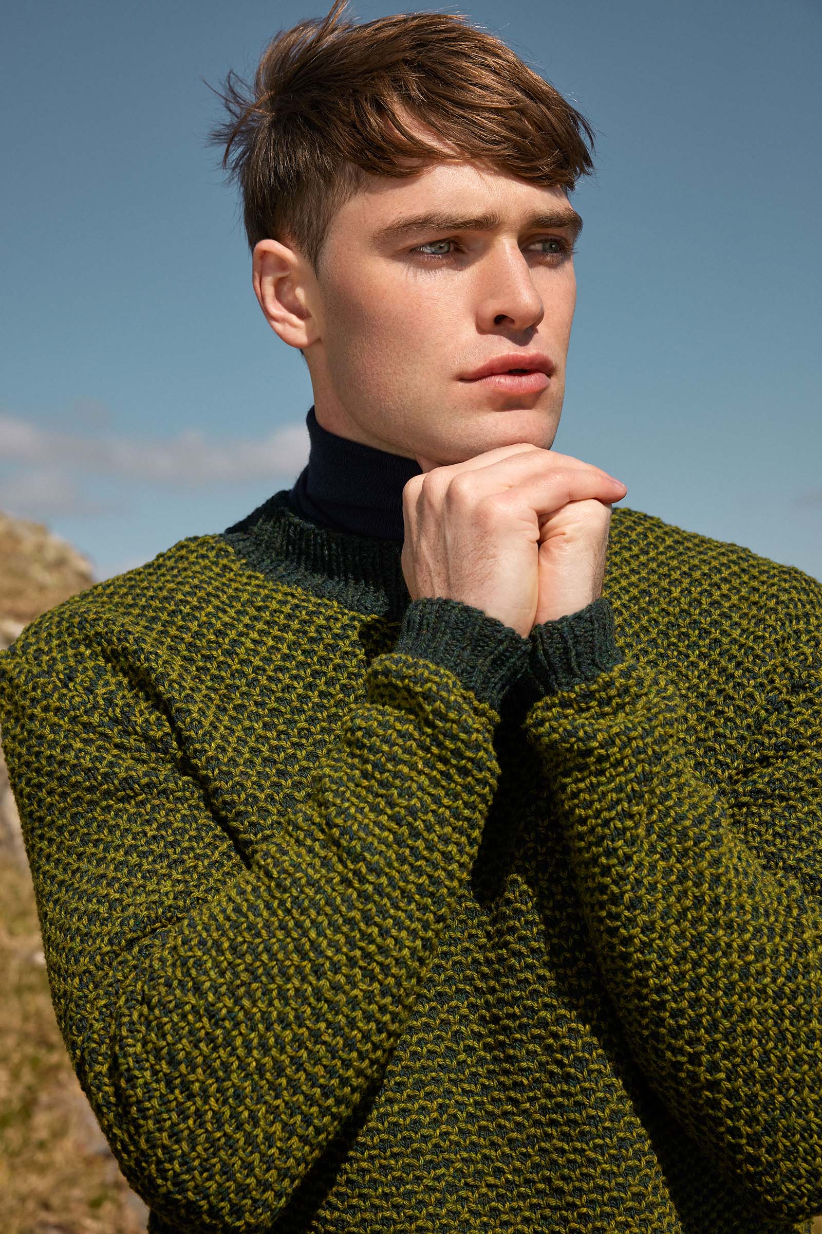 Artikelbild 1 des Artikels “Herrenpullover Niall aus Donegal Woolen Spun “