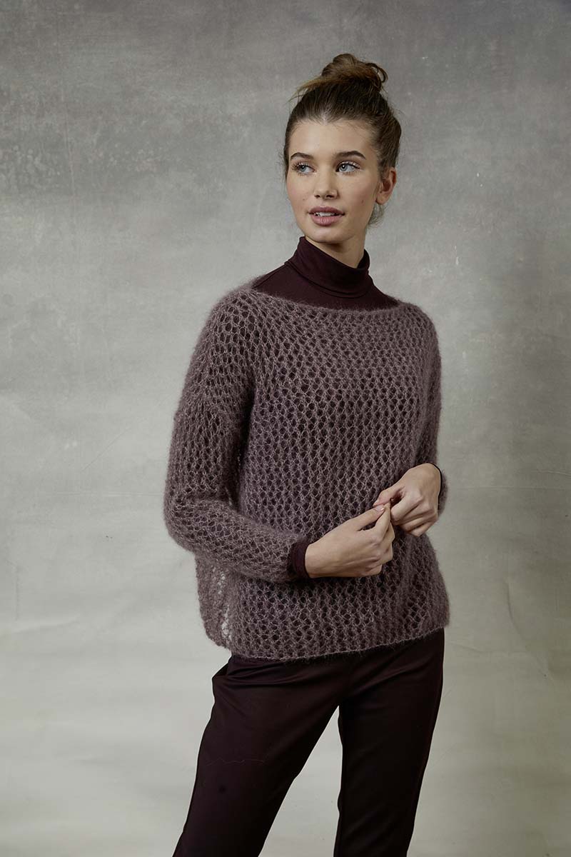 Artikelbild 1 des Artikels “Pullover im Netzmuster aus Mohair Luxe “