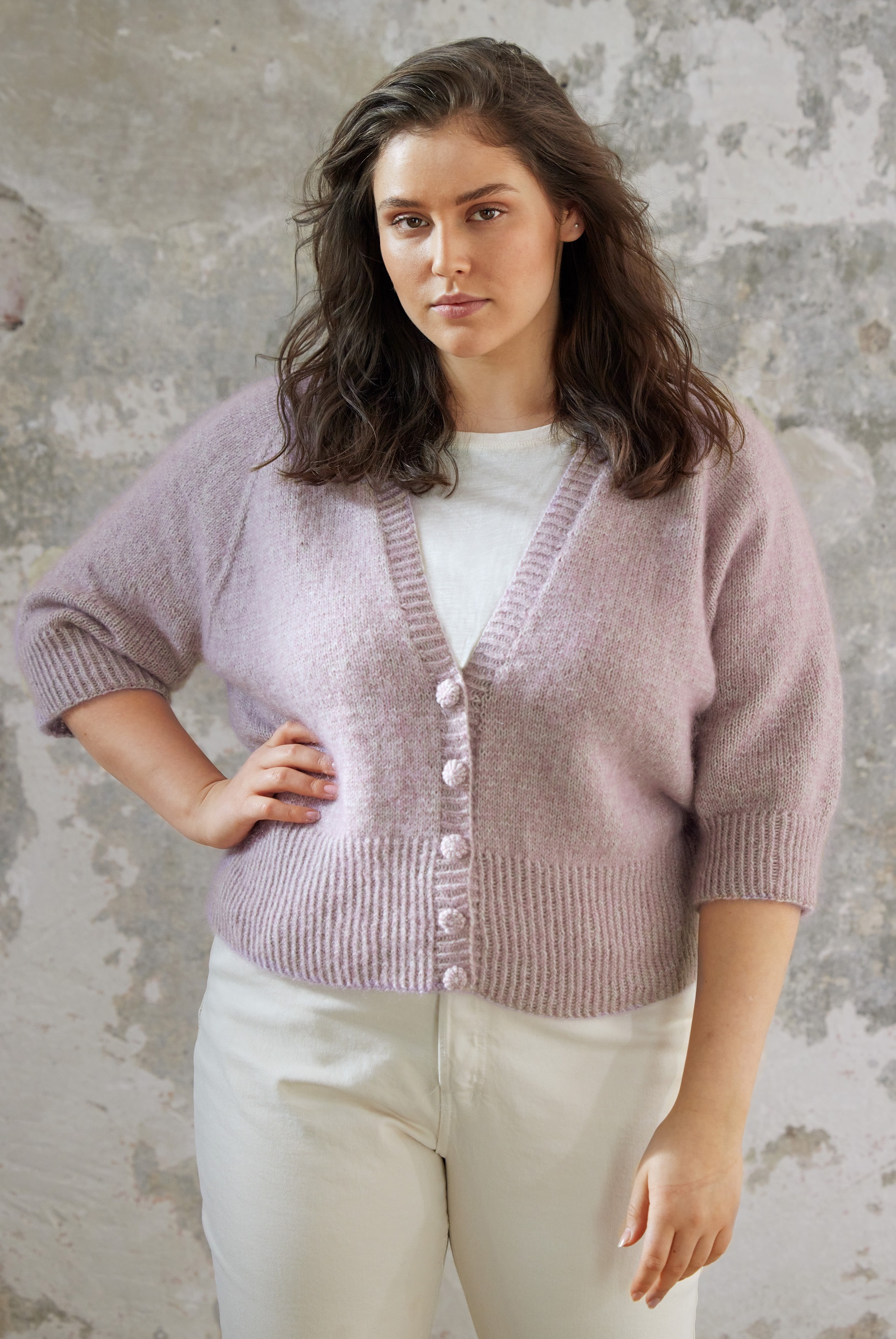 Artikelbild 1 des Artikels “Cardigan Jolene (Var 2) aus Ecopuno/Silkhair “