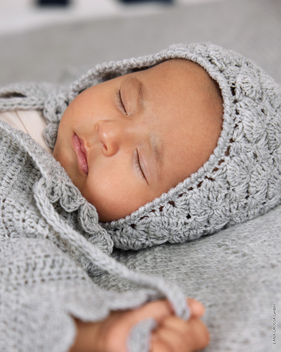 Artikelbild 1 des Artikels “Häkelmütze Mit Muschelmuster aus Cool Wool Baby “