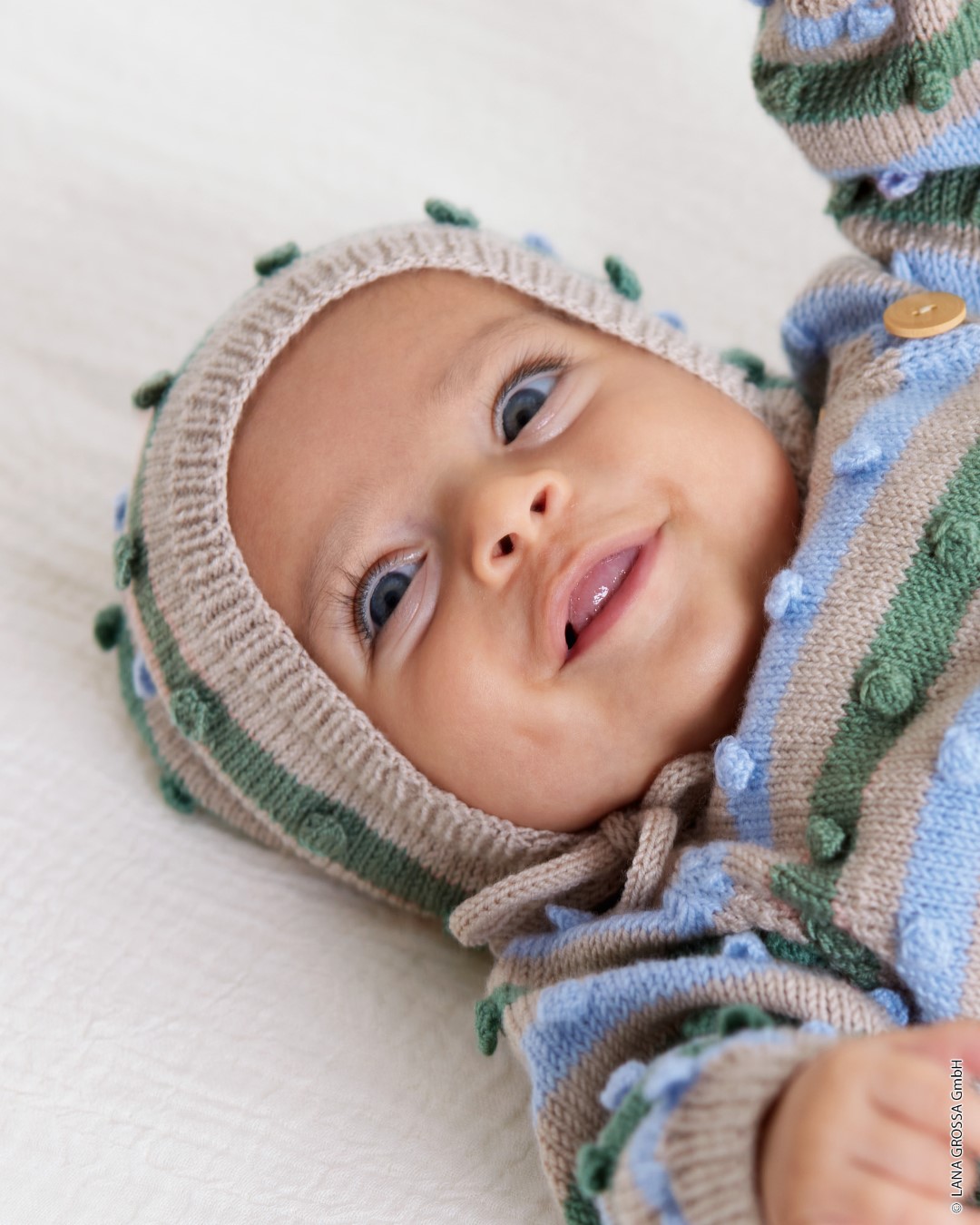 Artikelbild 1 des Artikels “Mütze Mit Noppenmuster aus Cool Wool Baby “