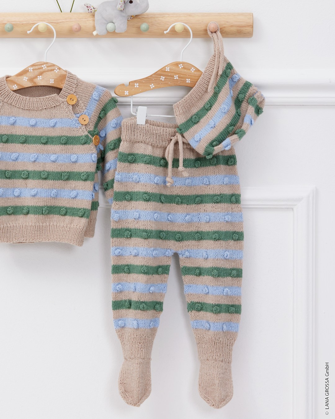 Artikelbild 1 des Artikels “Hose Mit Noppenmuster aus Cool Wool Baby “