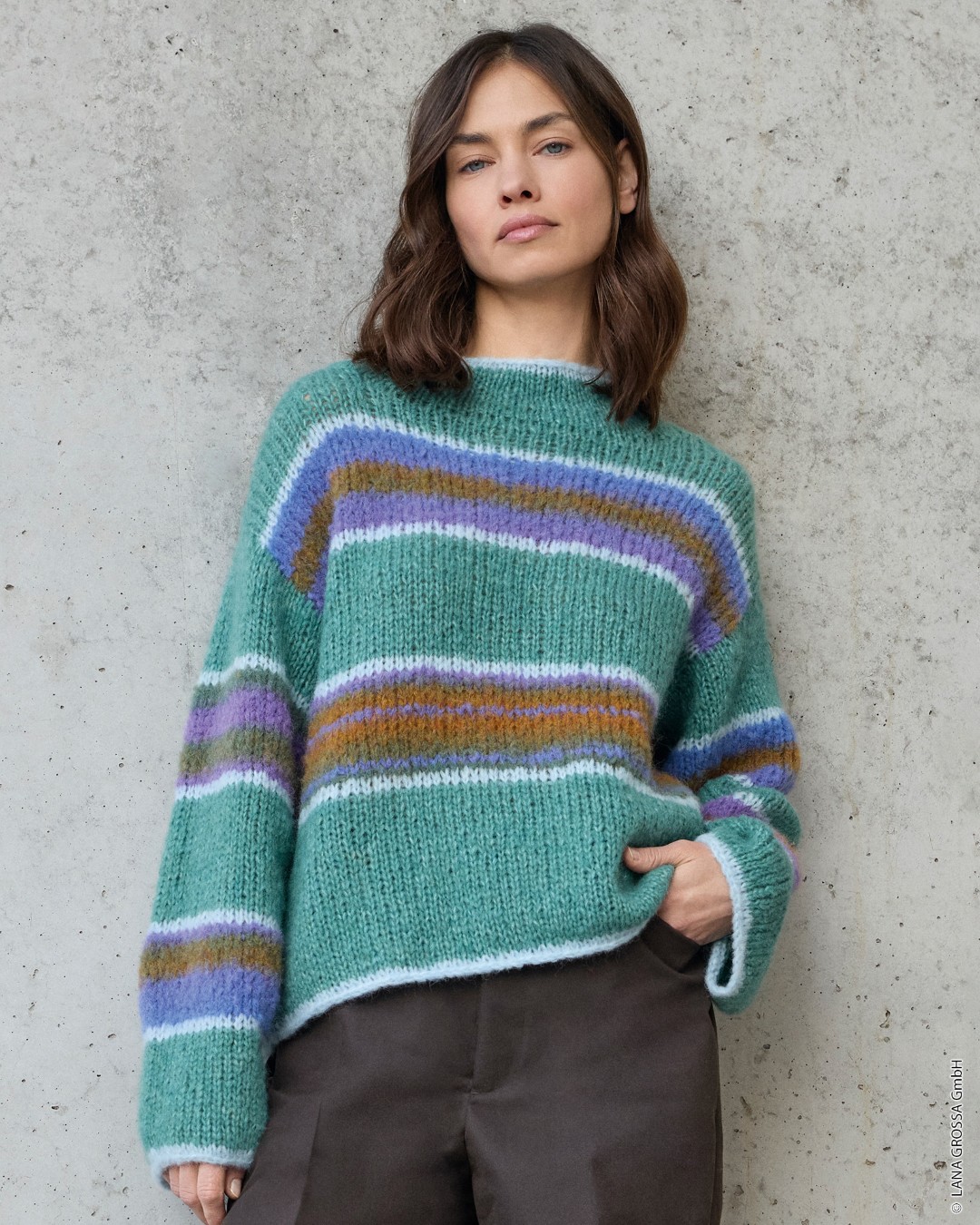 Artikelbild 1 des Artikels “Pullover Mit Streifen aus Gigante & Alpaca Air II “