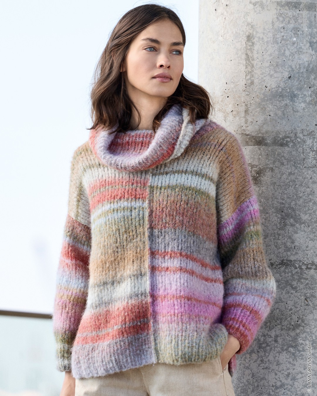 Artikelbild 1 des Artikels “Pullover Glatt Rechts aus Gigante Multi “