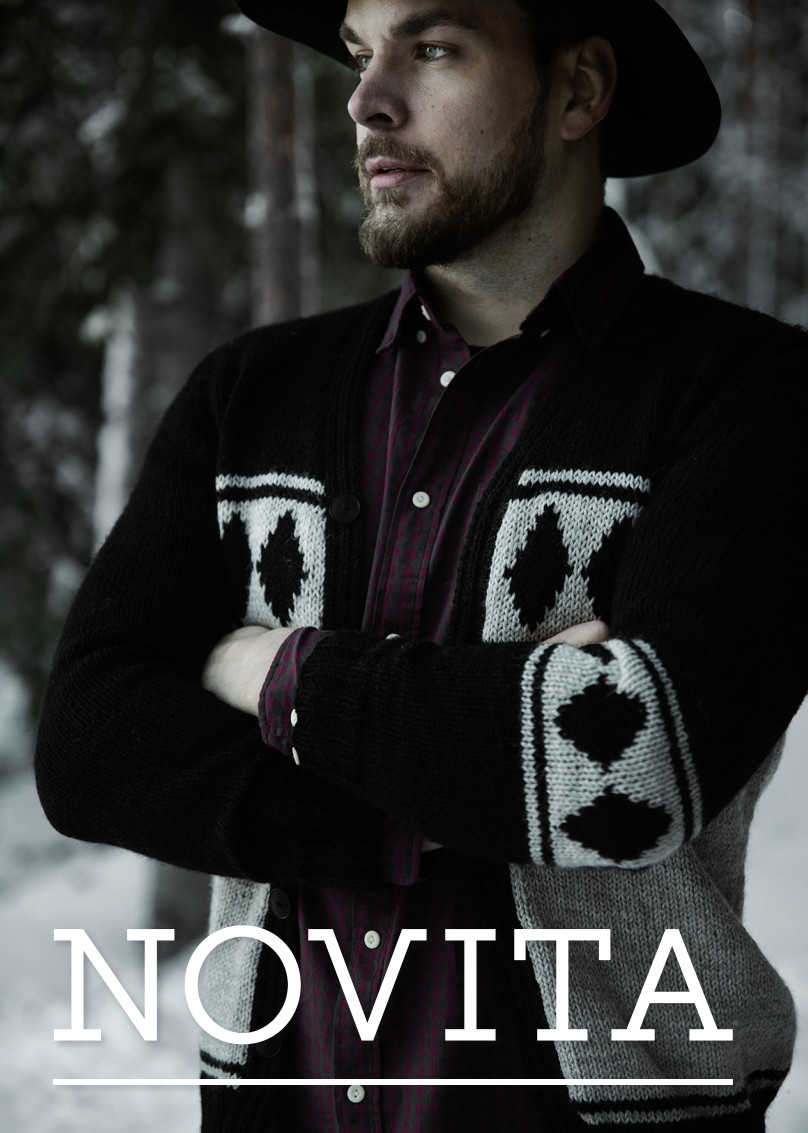 Artikelbild 1 des Artikels “Herrenstrickjacke Jussi aus Novita 7 Brothers “