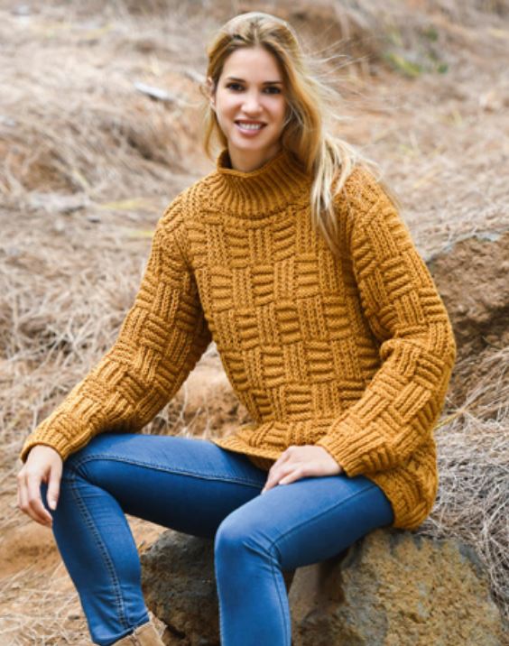 Artikelbild 1 des Artikels “Karomusterpullover aus Linie 20 Cora “