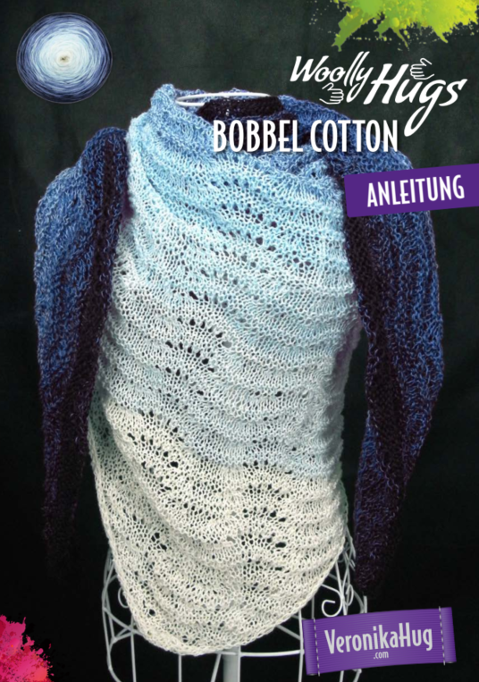 Artikelbild 1 des Artikels “Tuch Musterwellen aus Woolly Hugs Bobbel Cotton “