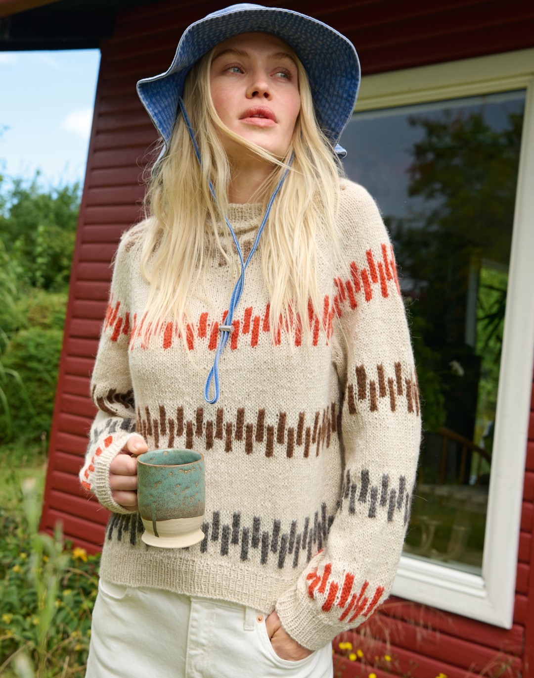 Artikelbild 1 des Artikels “Top-Down Raglan aus Natural Lama Fine “