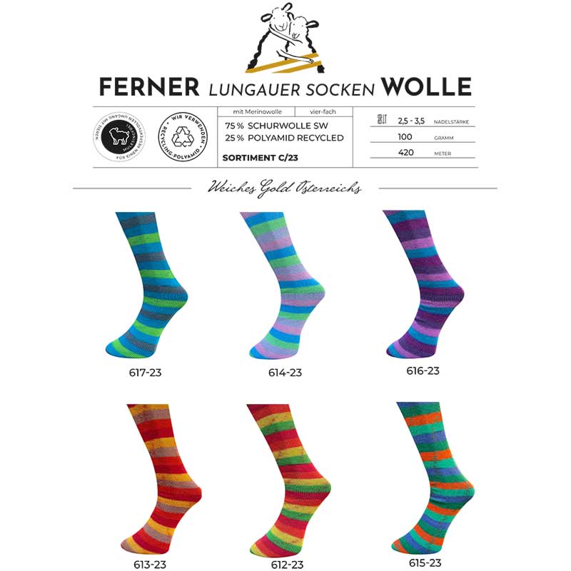 Artikelbild 1 des Artikels “Ferner Lungauer Sockenwolle 4-fach Merino “