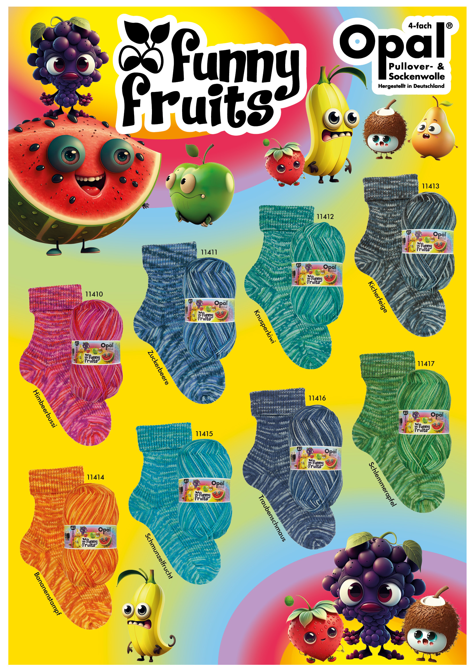 Artikelbild 1 des Artikels “OPAL 4-fach 100g Funny Fruits “