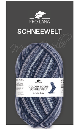 Artikelbild 1 des Artikels “Sortiment - Pro Lana Golden Socks 4-fach Schneewelt “