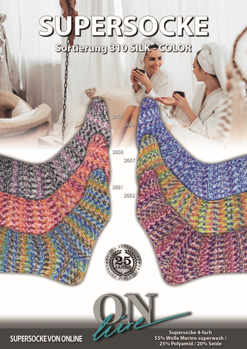 Artikelbild 1 des Artikels “ONline Supersocke Sort. 310 Silk-Color 100g “