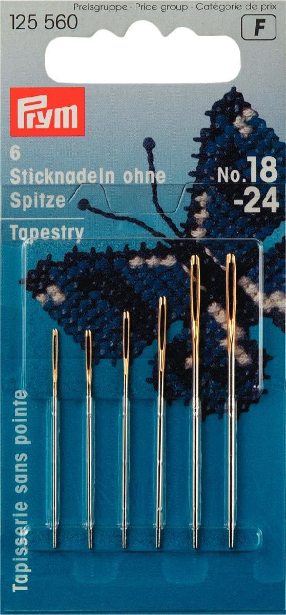 Artikelbild 1 des Artikels “PRYM Sticknadeln ohne Spitze No. 18-24 “