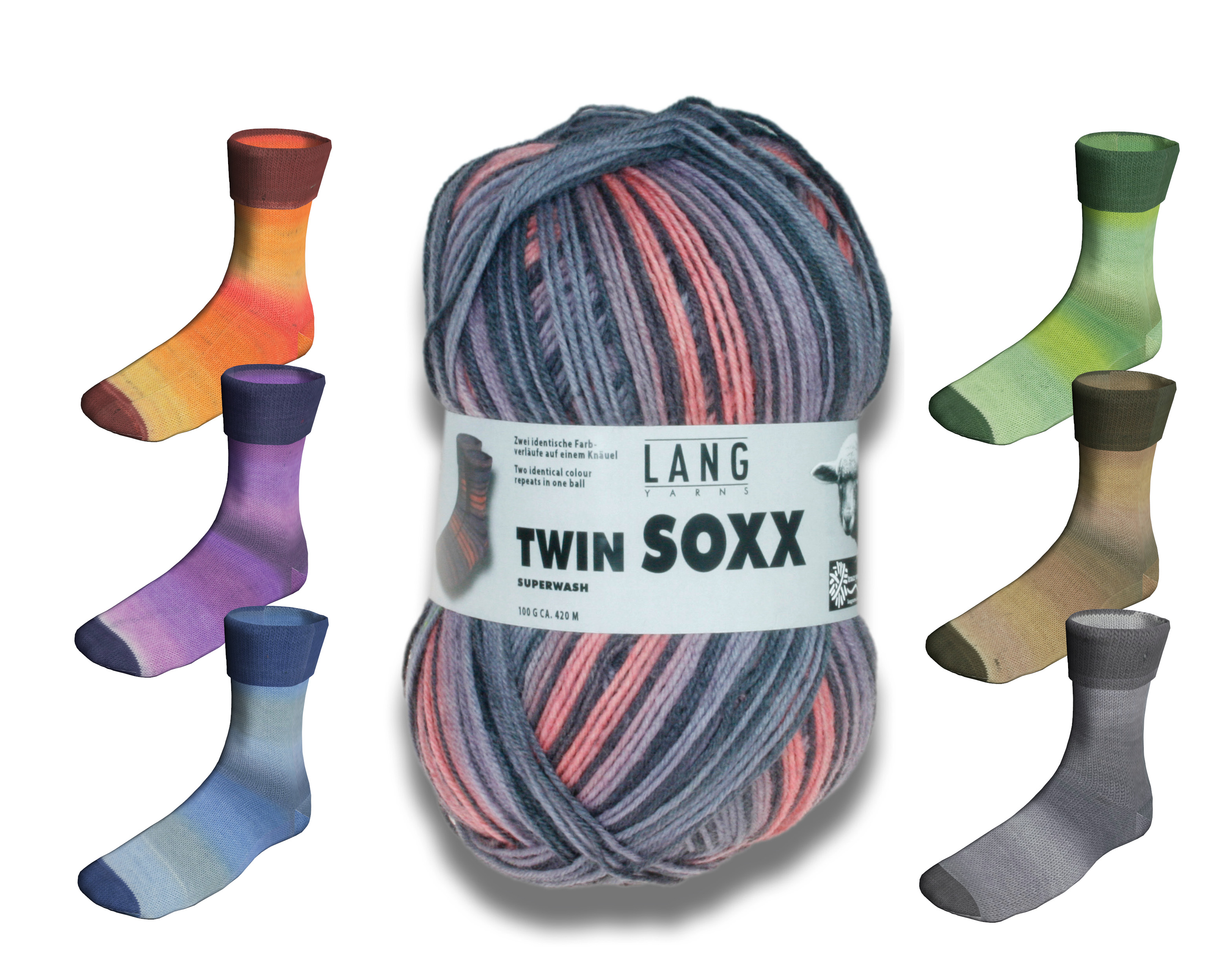 Artikelbild 1 des Artikels “Twin Soxx 100g 4-fädig 1100 StreetSoxx “