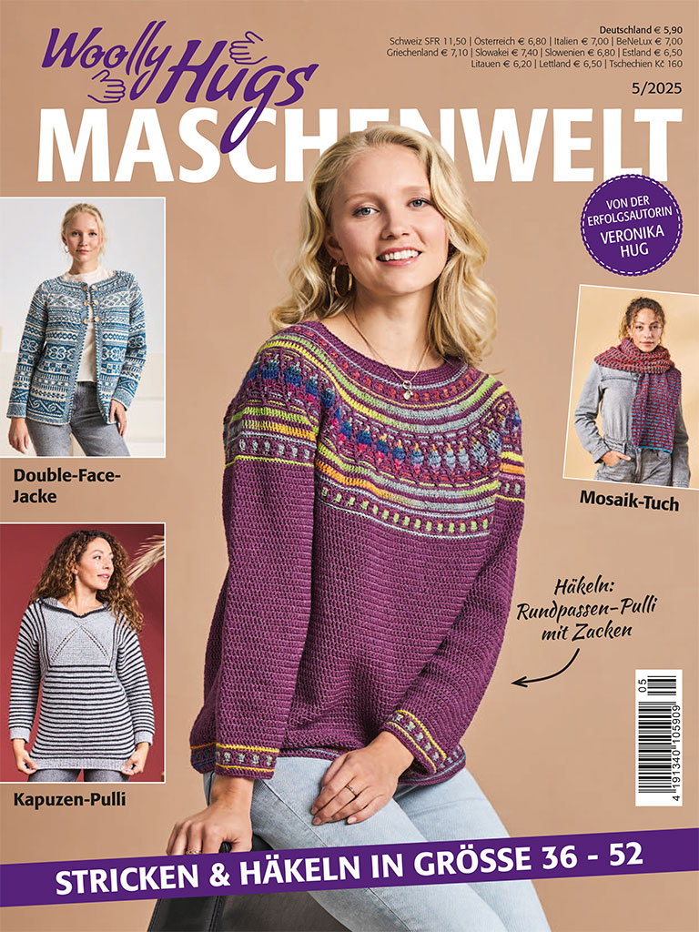 Artikelbild 1 des Artikels “Woolly Hugs Maschenwelt 5/2025 “
