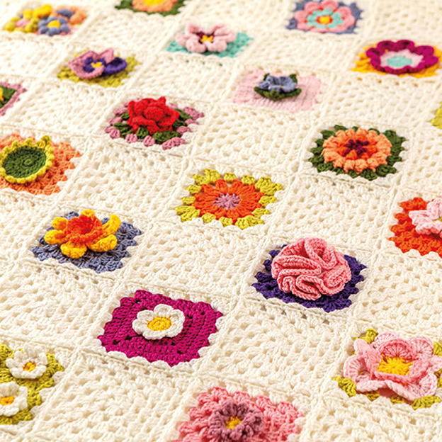 Artikelbild 2 des Artikels “TOPP Granny Square Blumen Häkel-Karten “