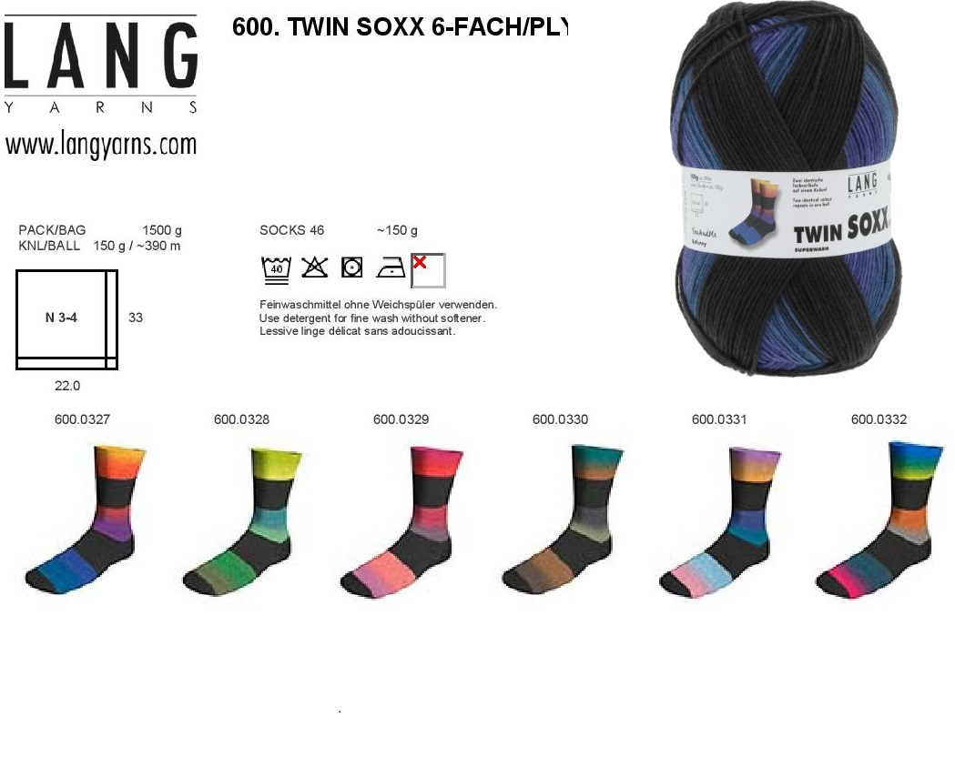 Artikelbild 2 des Artikels “Paketangebot - 750g Twin Soxx 5x150g 6-fädig You and Me “