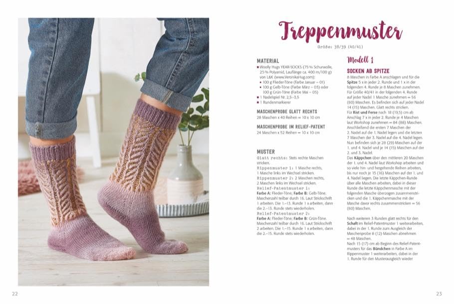 Artikelbild 2 des Artikels “Das große Woolly Hugs Sockenbuch “