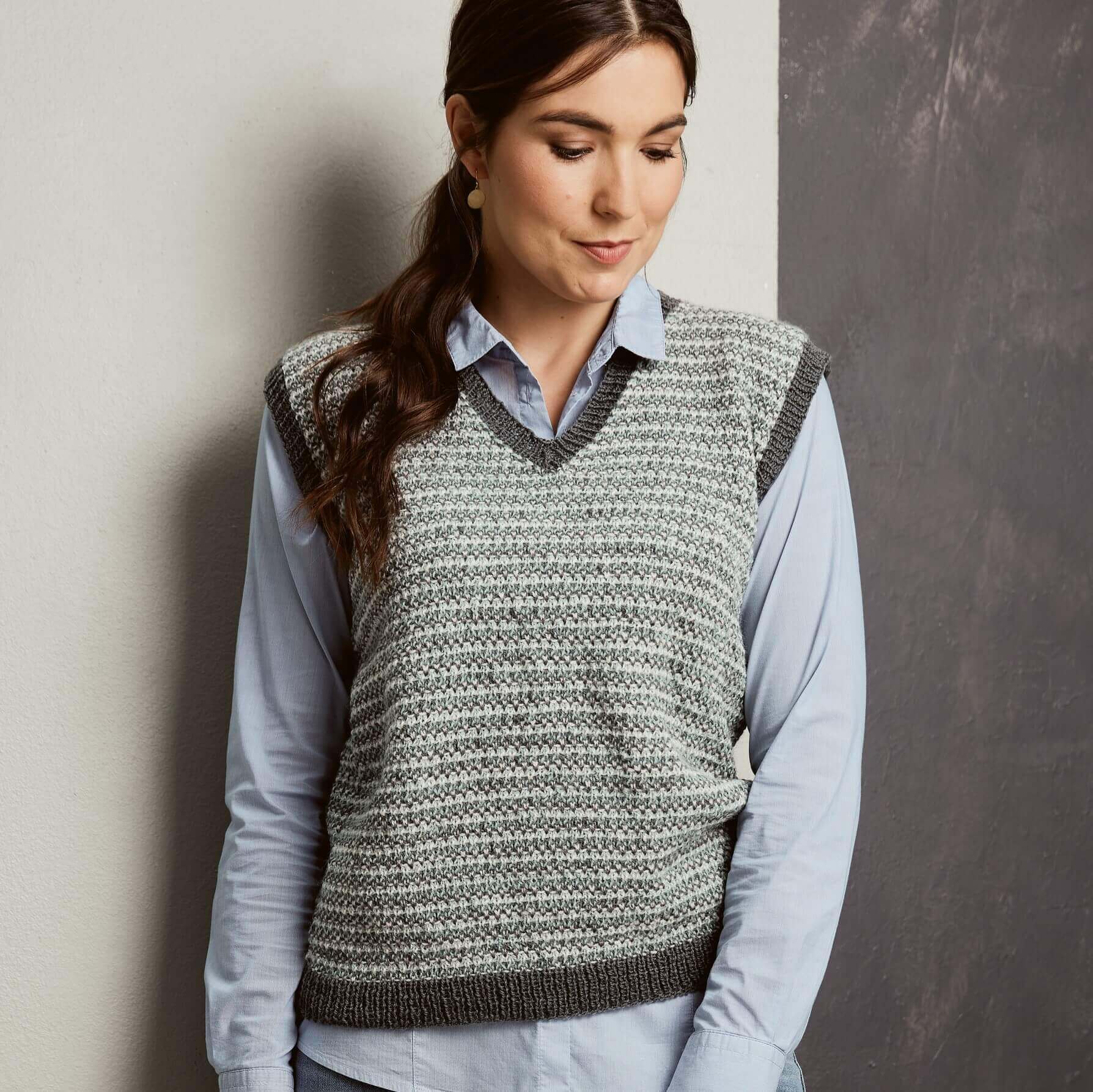 Artikelbild 2 des Artikels “TOPP Pullunder-Style. Slipover stricken “