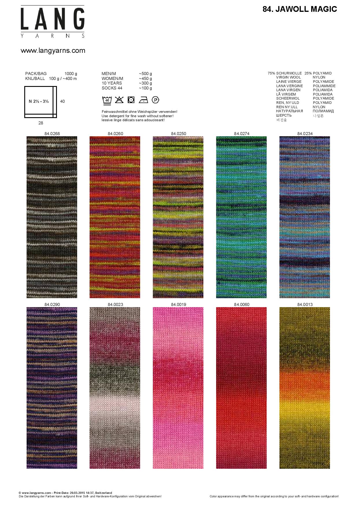 Artikelbild 2 des Artikels “Lang Yarns JAWOLL MAGIC “