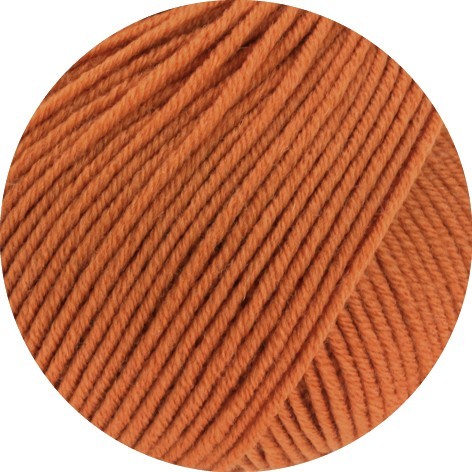Artikelbild 2 des Artikels “Mütze Im Rippenmuster aus Cool Wool Big 1036 - Orangebraun | Kopfumfang 36-39, 40-42cm (50g)“