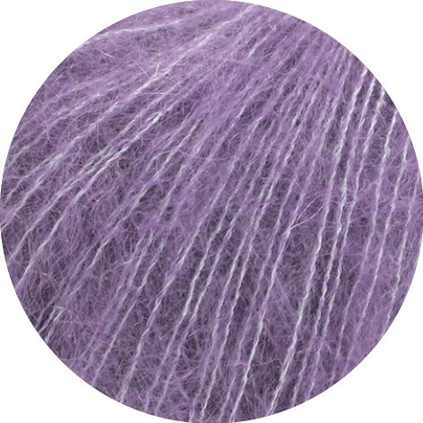 Artikelbild 2 des Artikels “Häkelschal aus Silkhair 163 - Lavendel | 32x200cm (75g)“