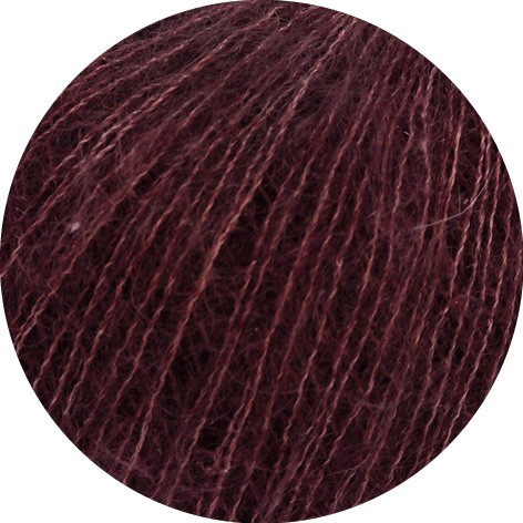 Artikelbild 2 des Artikels “Schalkragen-Cardigan Topdown aus Silkhair 177 - Dunkelrot | 36/38 (250g)“