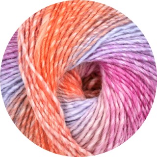 Artikelbild 2 des Artikels “Raglanpullover und Mütze aus Linie 359 Fano 144 - Orange/Pink/Flieder/Rosa | 104/110, 116/122 (300g)“