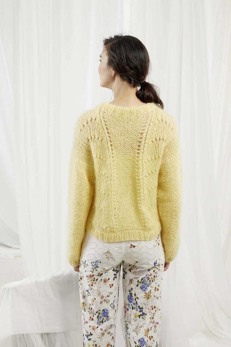 Artikelbild 2 des Artikels “Pullover mit Ajourmuster aus Mohair Luxe “