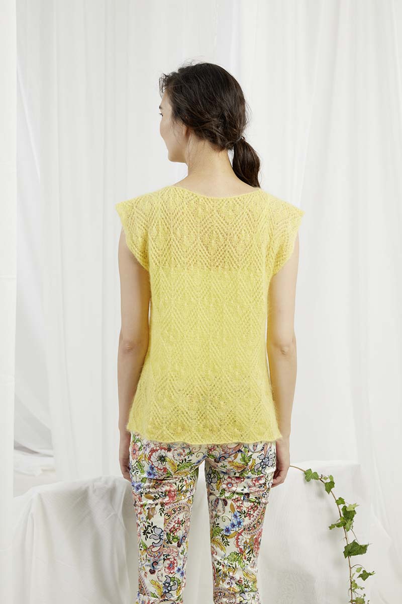 Artikelbild 2 des Artikels “Ärmelloser Pullover aus Mohair Luxe “
