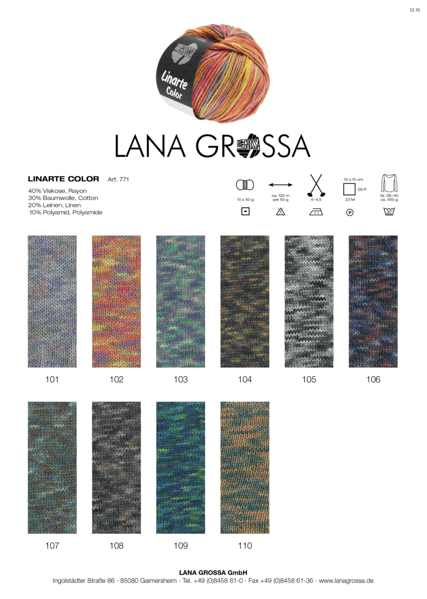 Artikelbild 2 des Artikels “Lana Grossa Linarte Color & Degrade “