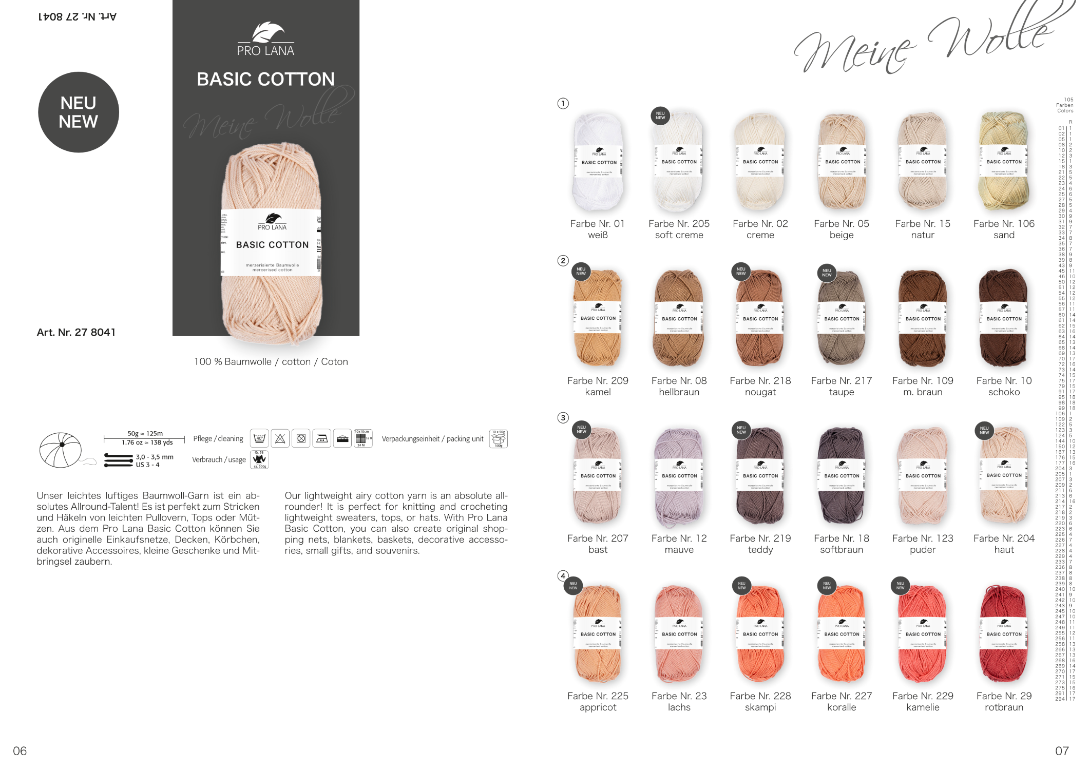 Artikelbild 2 des Artikels “PRO LANA Basic Cotton “