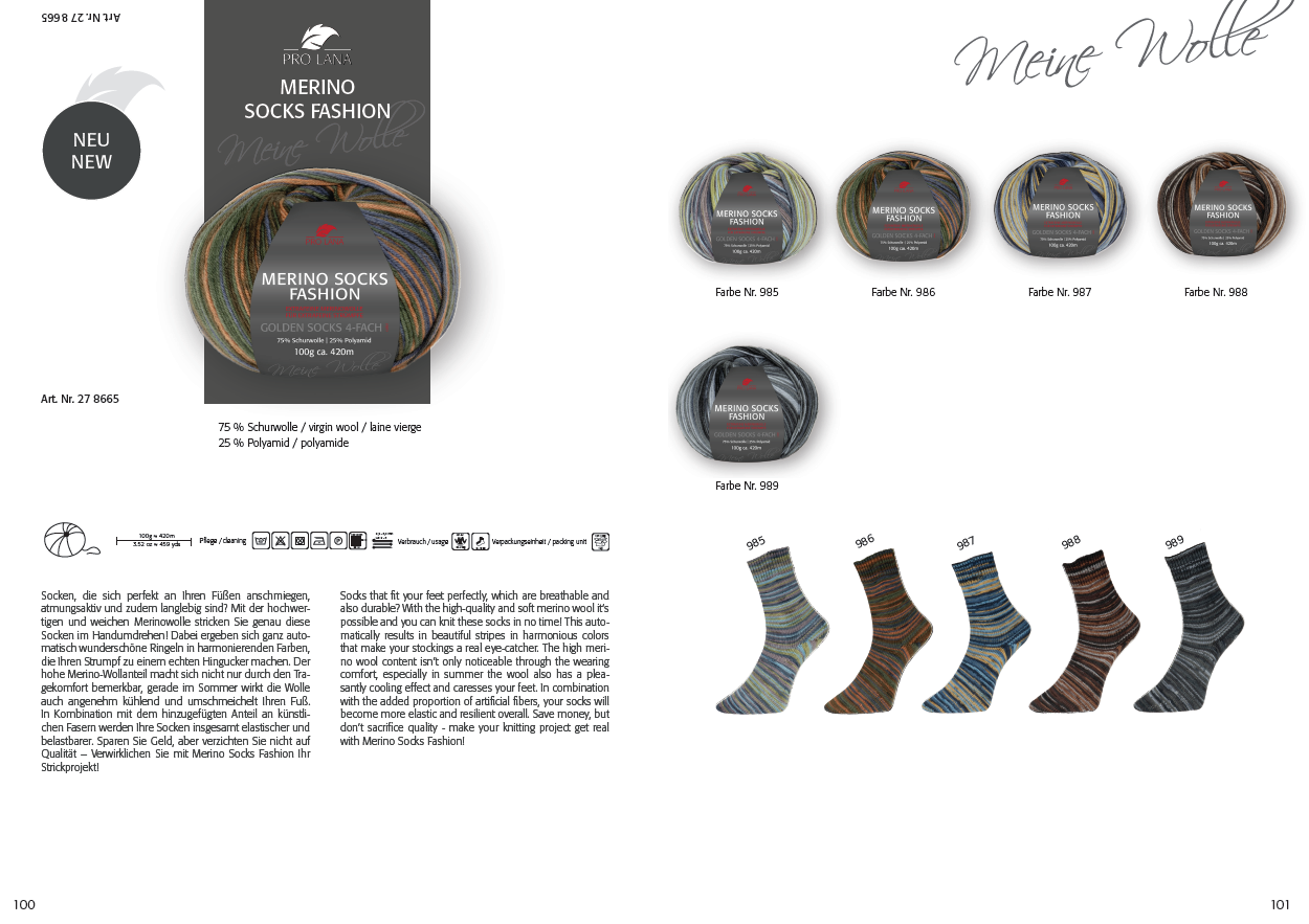 Artikelbild 2 des Artikels “Pro Lana Merino Socks Fashion “