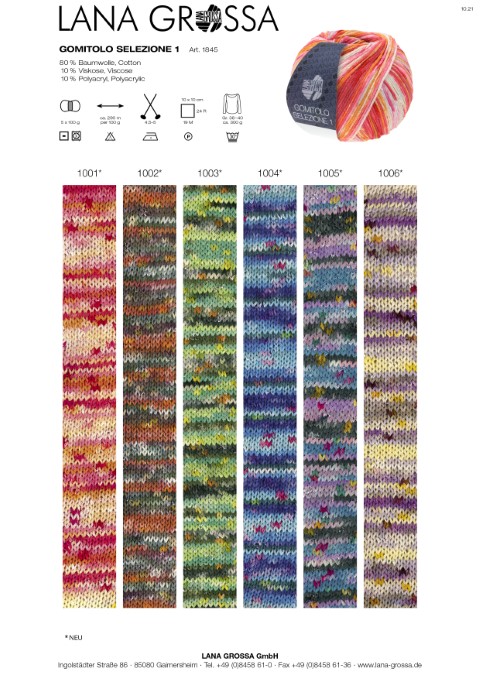 Artikelbild 2 des Artikels “Lana Grossa Gomitolo Selezione 1 “