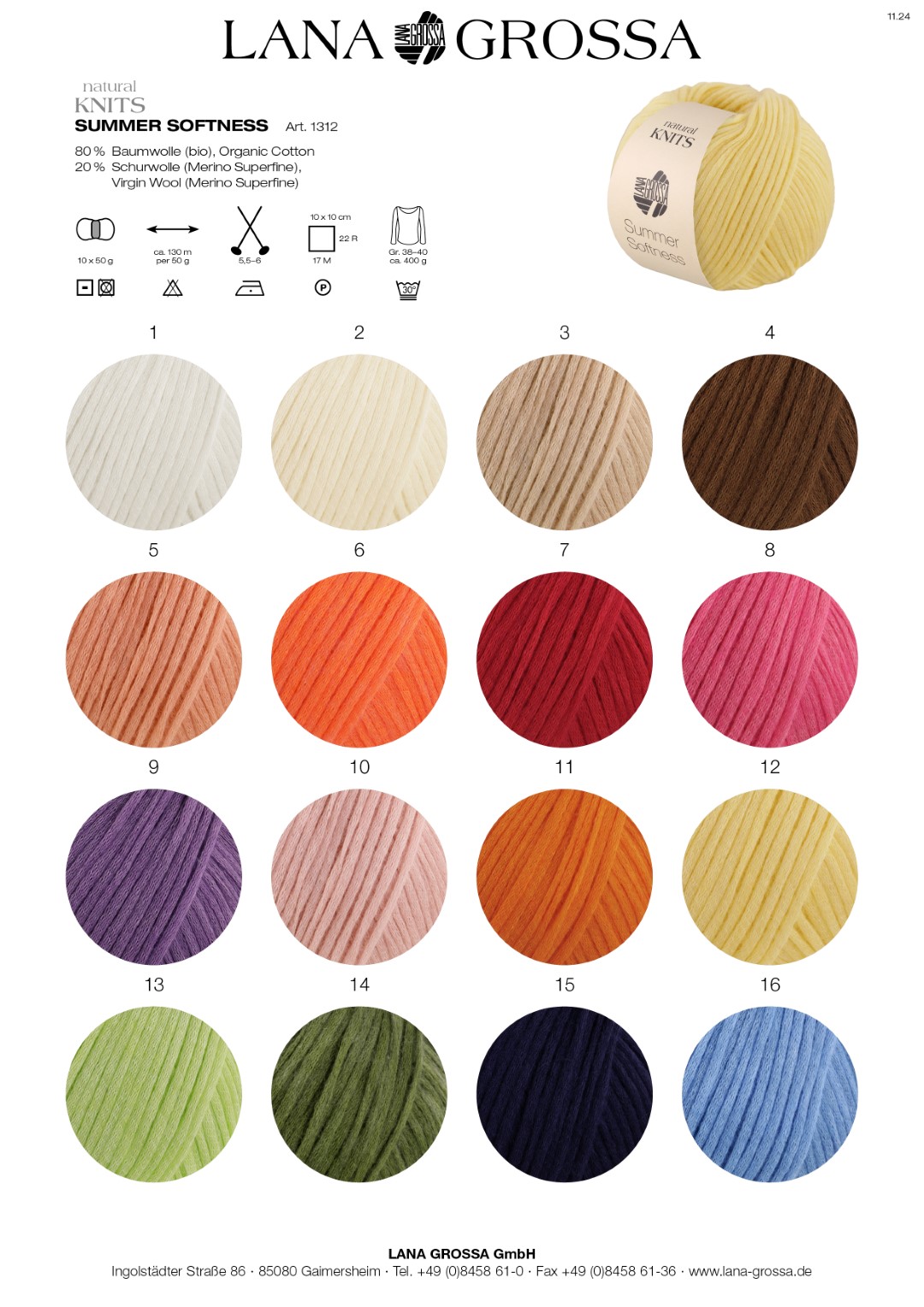 Artikelbild 2 des Artikels “Lana Grossa Summer Softness “