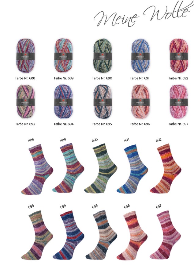 Artikelbild 2 des Artikels “Pro Lana Golden Socks 6-fach Fashion 5 “