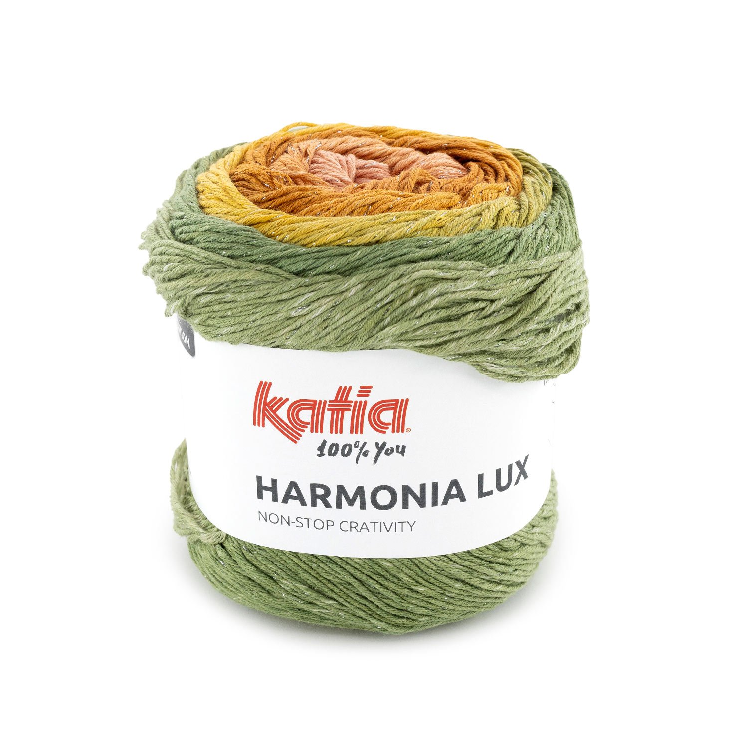 Artikelbild 2 des Artikels “Häkeltop aus Katia Harmonia Lux 105 - grün/tostrot/rose | Einheitsgröße“