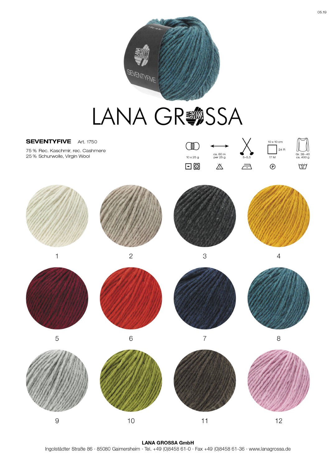 Artikelbild 2 des Artikels “Lana Grossa Seventyfive “