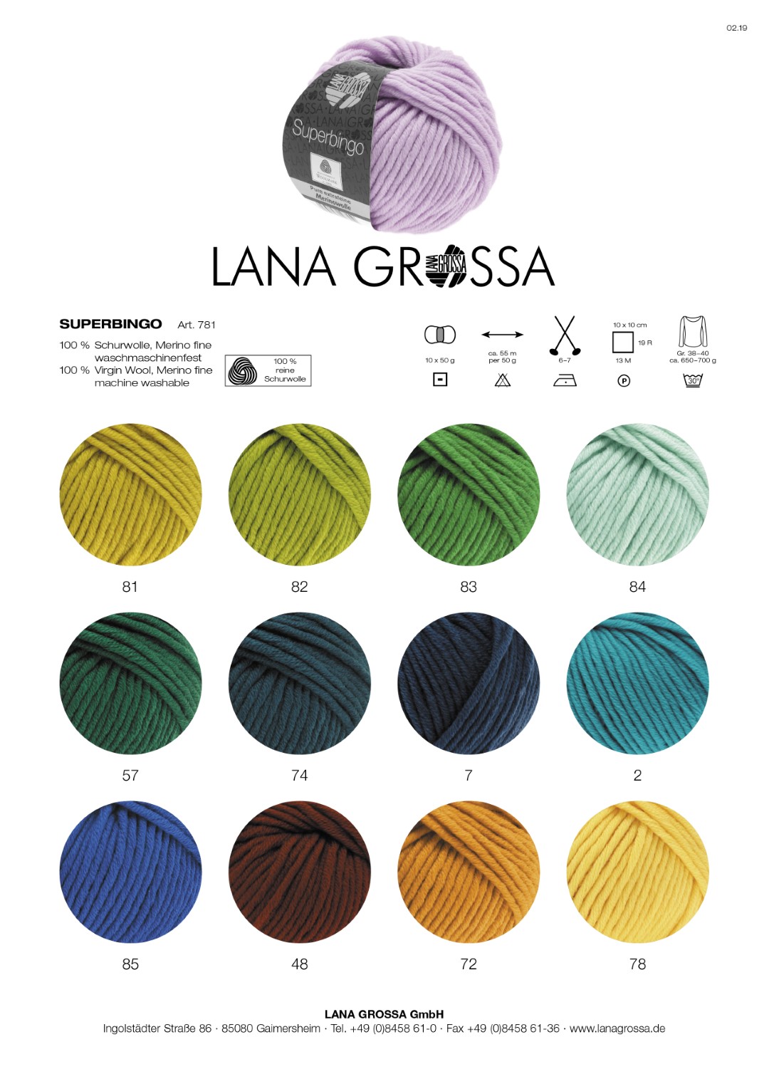 Artikelbild 2 des Artikels “Lana Grossa Superbingo “