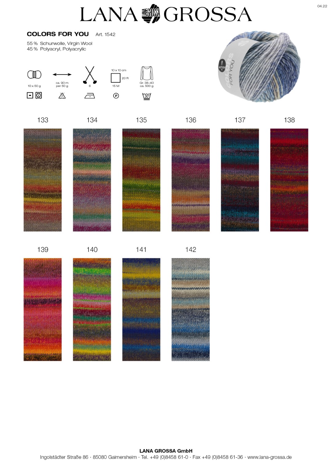 Artikelbild 2 des Artikels “Lana Grossa Colors For You “