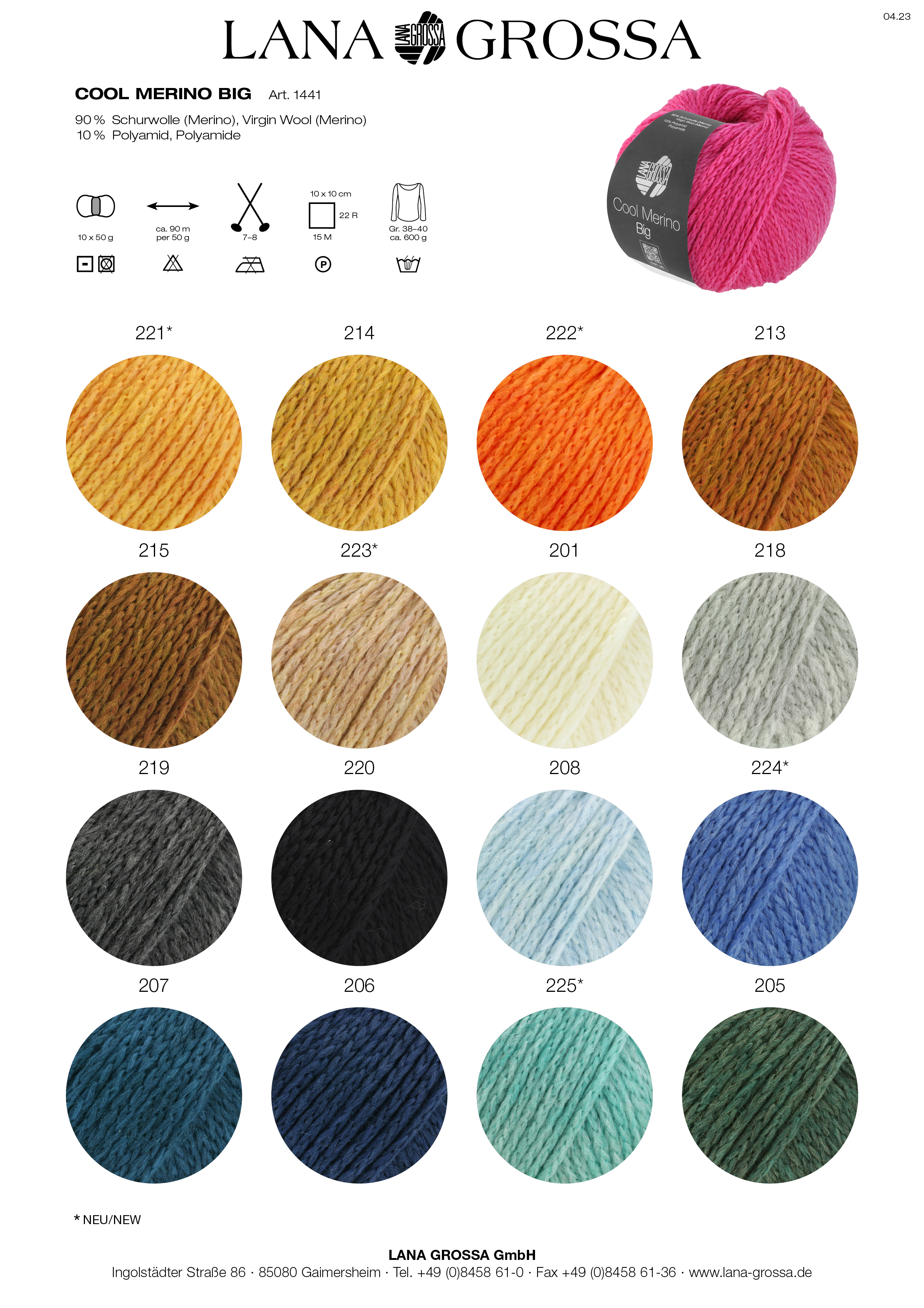 Artikelbild 2 des Artikels “Lana Grossa Cool Merino Big “
