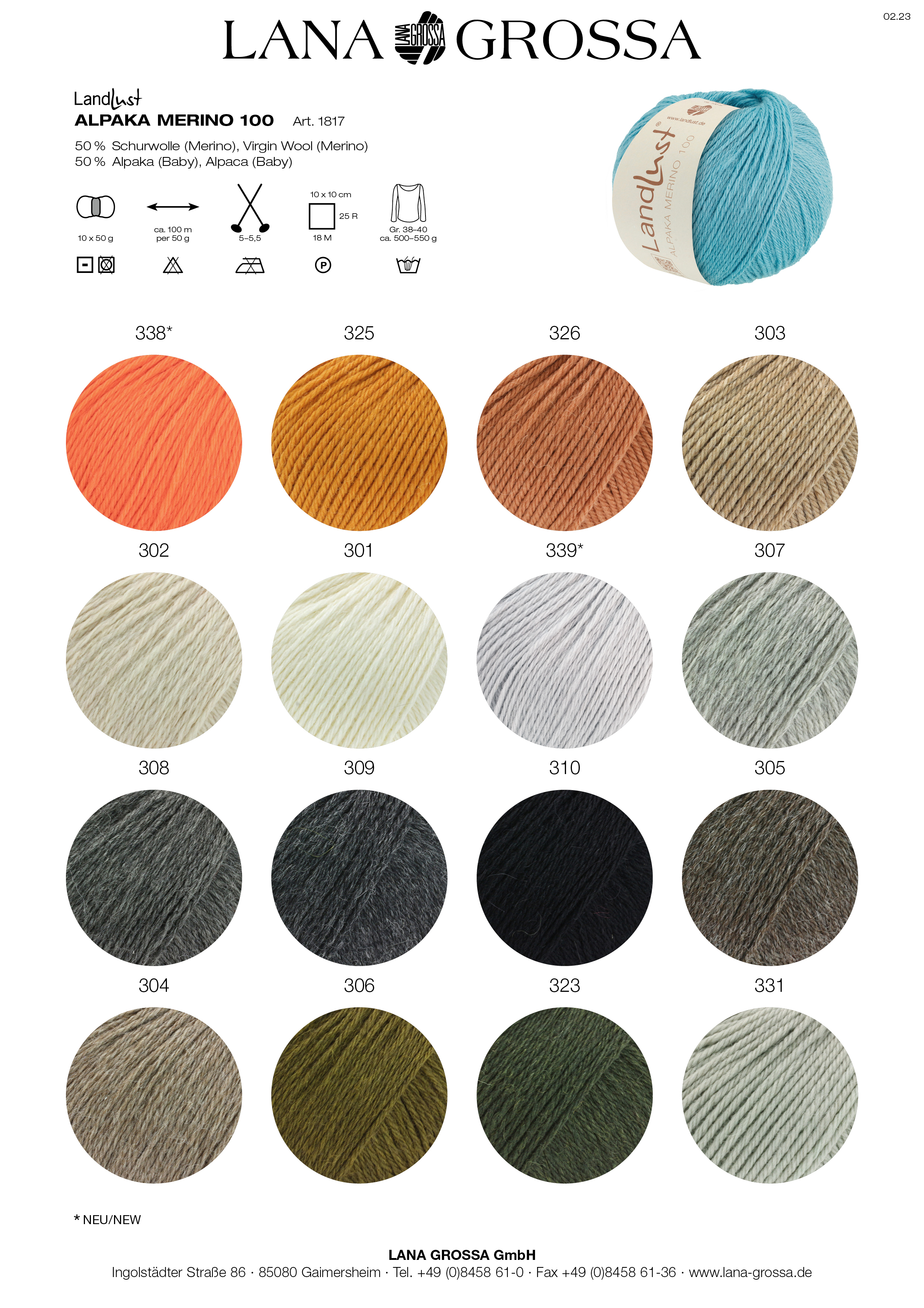Artikelbild 2 des Artikels “LandLust Alpaka Merino 100 “
