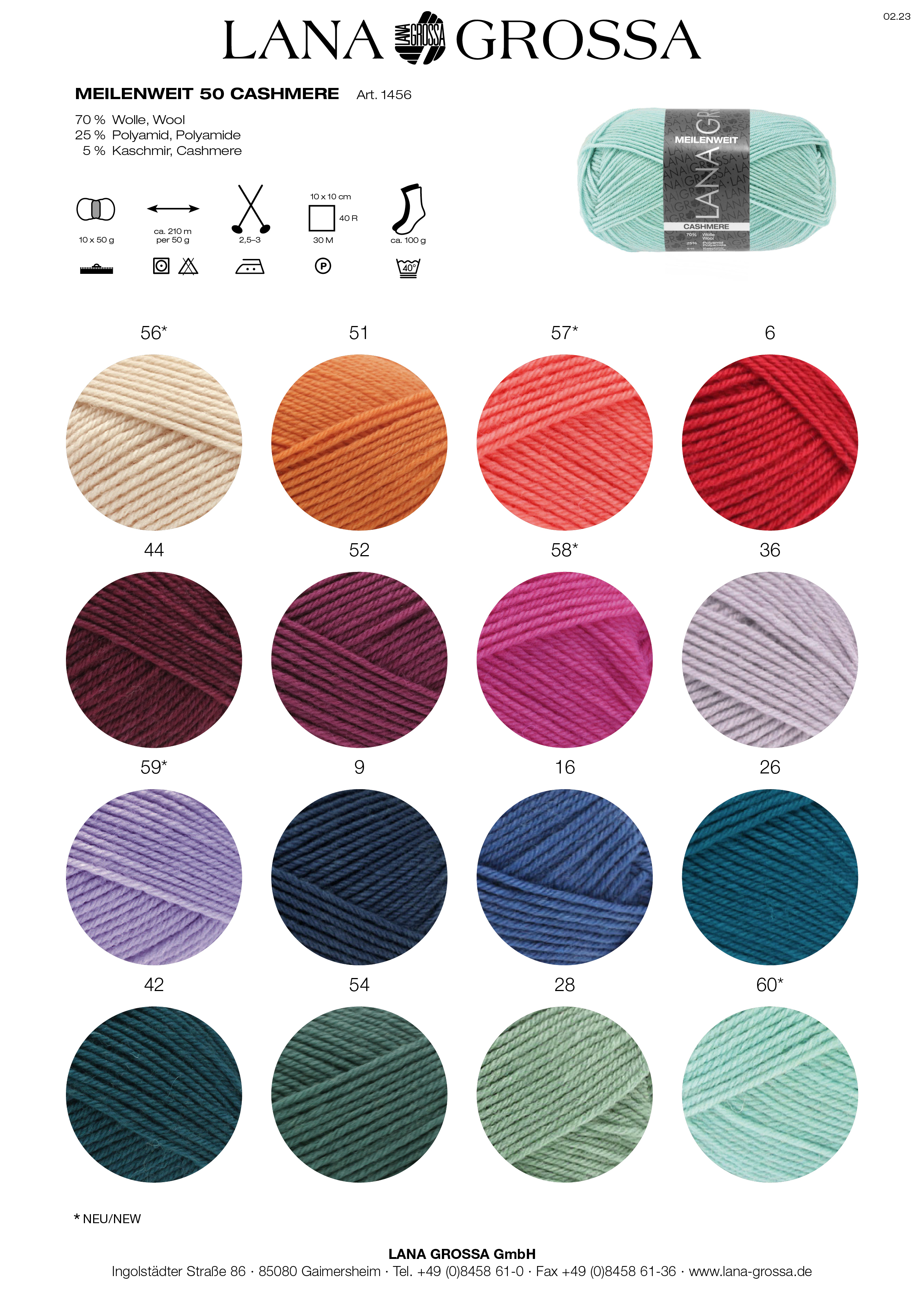 Artikelbild 2 des Artikels “Meilenweit 50g Cashmere “