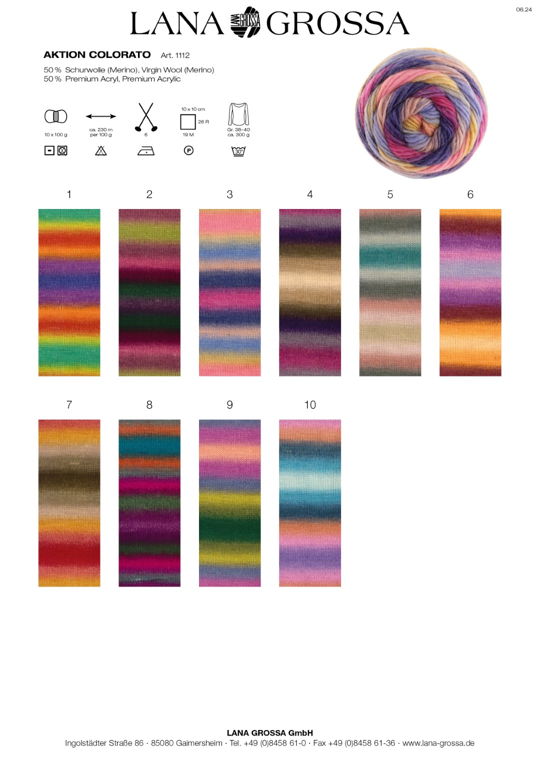 Artikelbild 2 des Artikels “Lana Grossa Colorato Aktion “