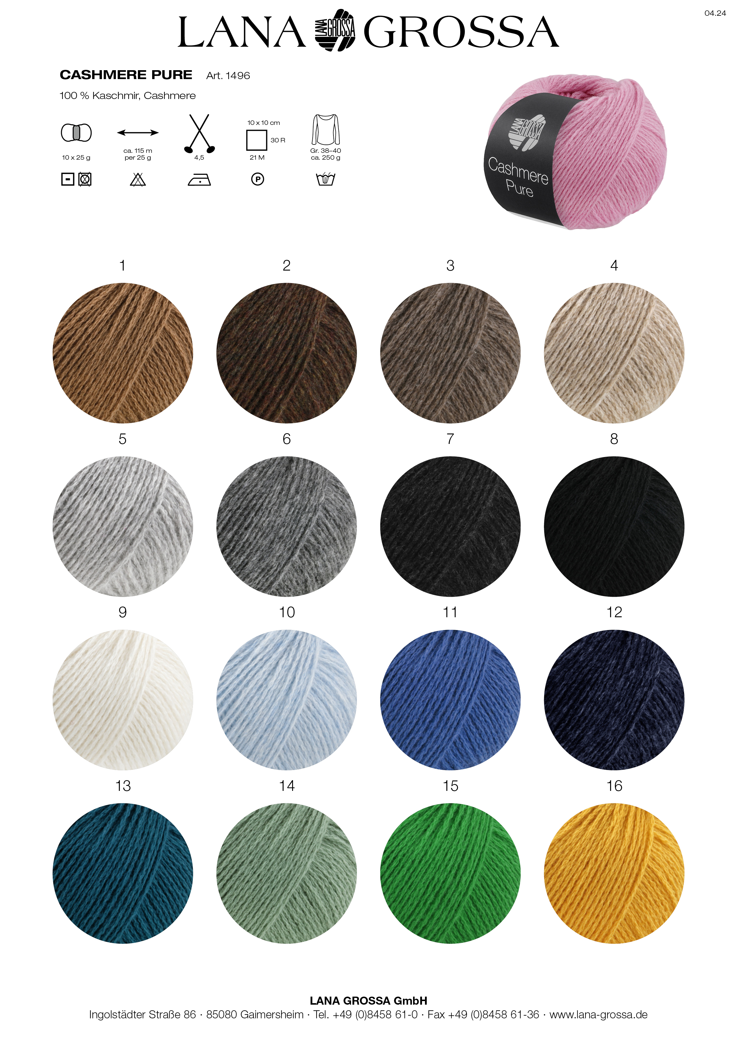 Artikelbild 2 des Artikels “Lana Grossa Cashmere Pure “