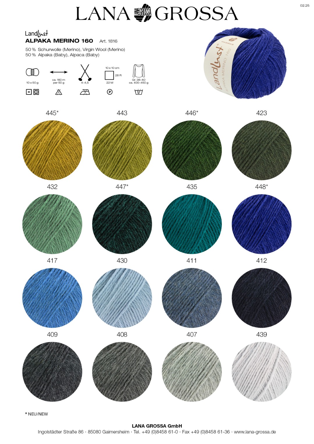 Artikelbild 2 des Artikels “LandLust Alpaka Merino 160 “