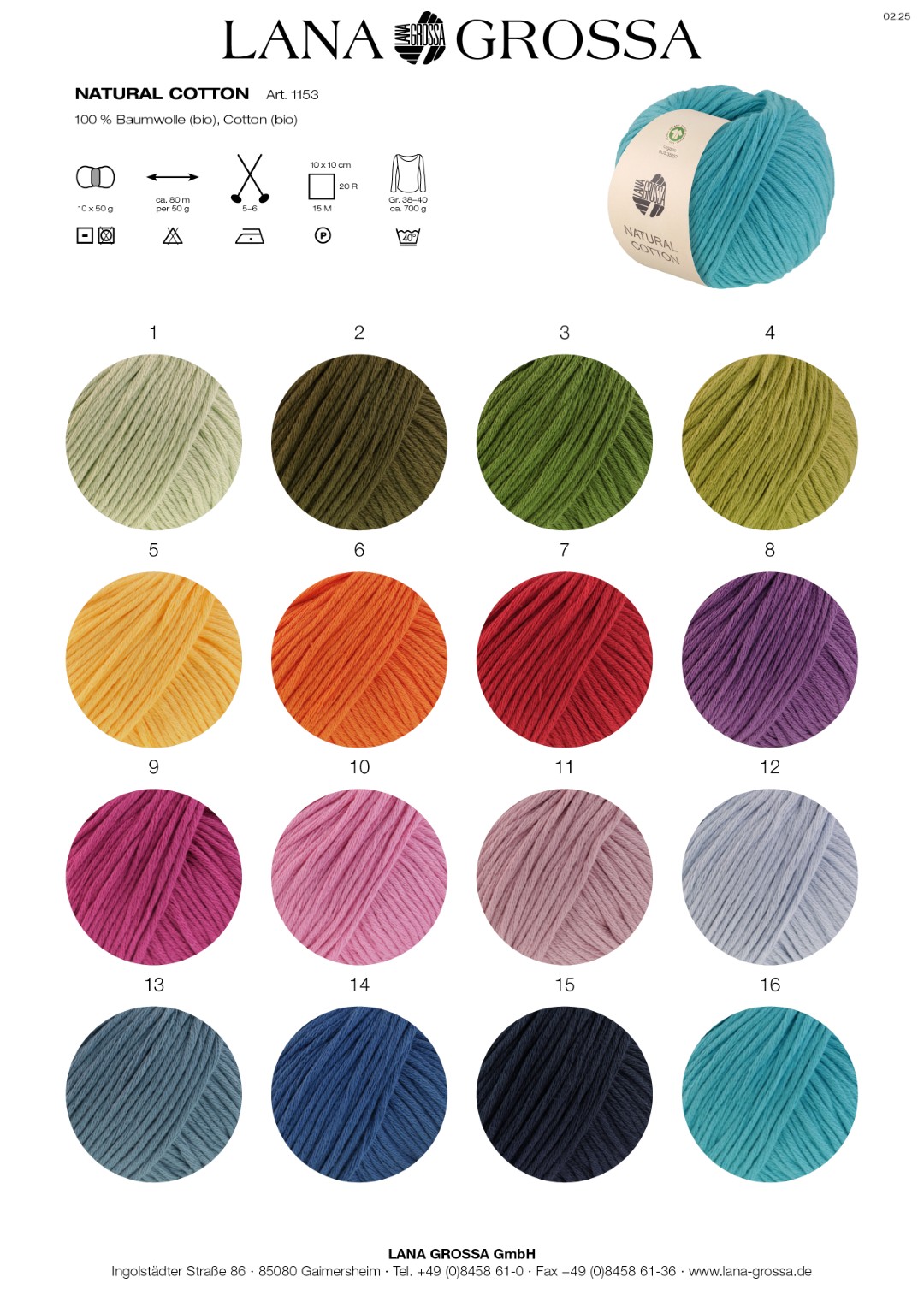 Artikelbild 2 des Artikels “Lana Grossa Natural Cotton “