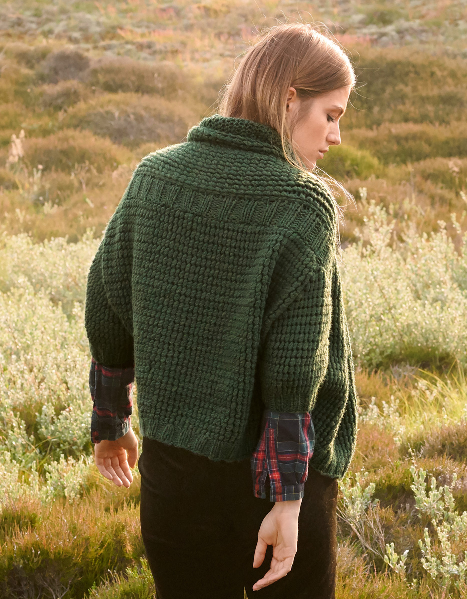 Artikelbild 2 des Artikels “Jacke im Wickelmaschenmuster aus Alta Moda Cashmere 16 “