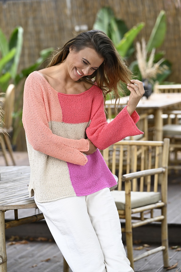Artikelbild 2 des Artikels “Colourblocking-Pullover aus Linie 165 Sandy “